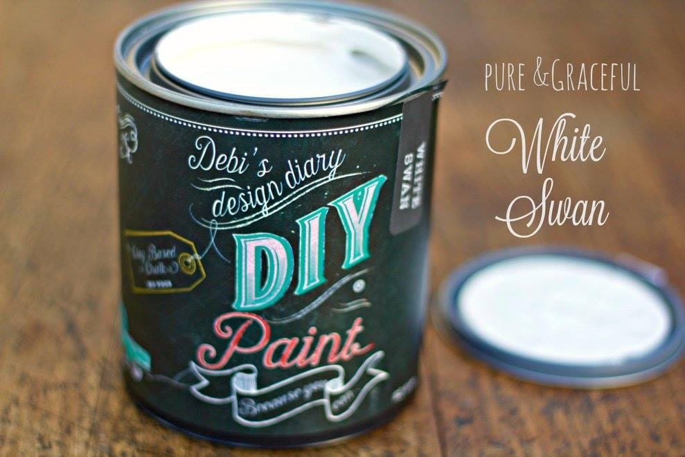 The Owl Box 8OZ White Swan DIY Paint