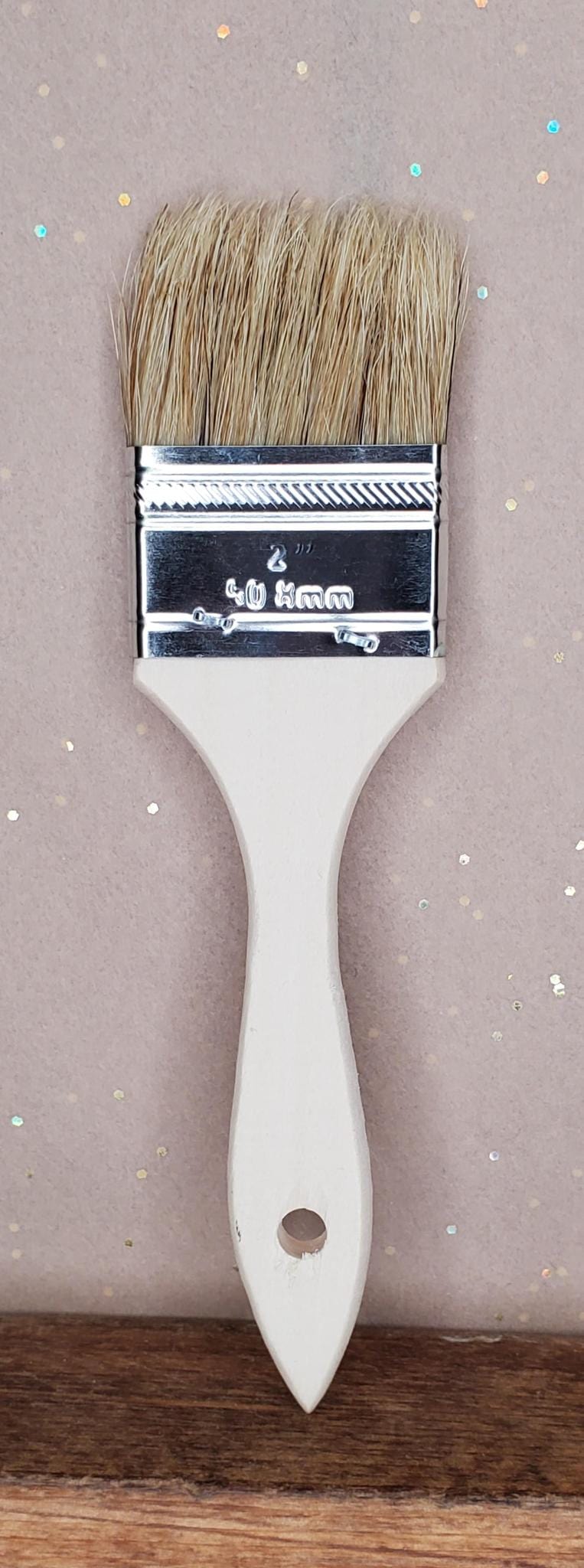 The Owl Box Premier 2" White Bristle Chip Brush